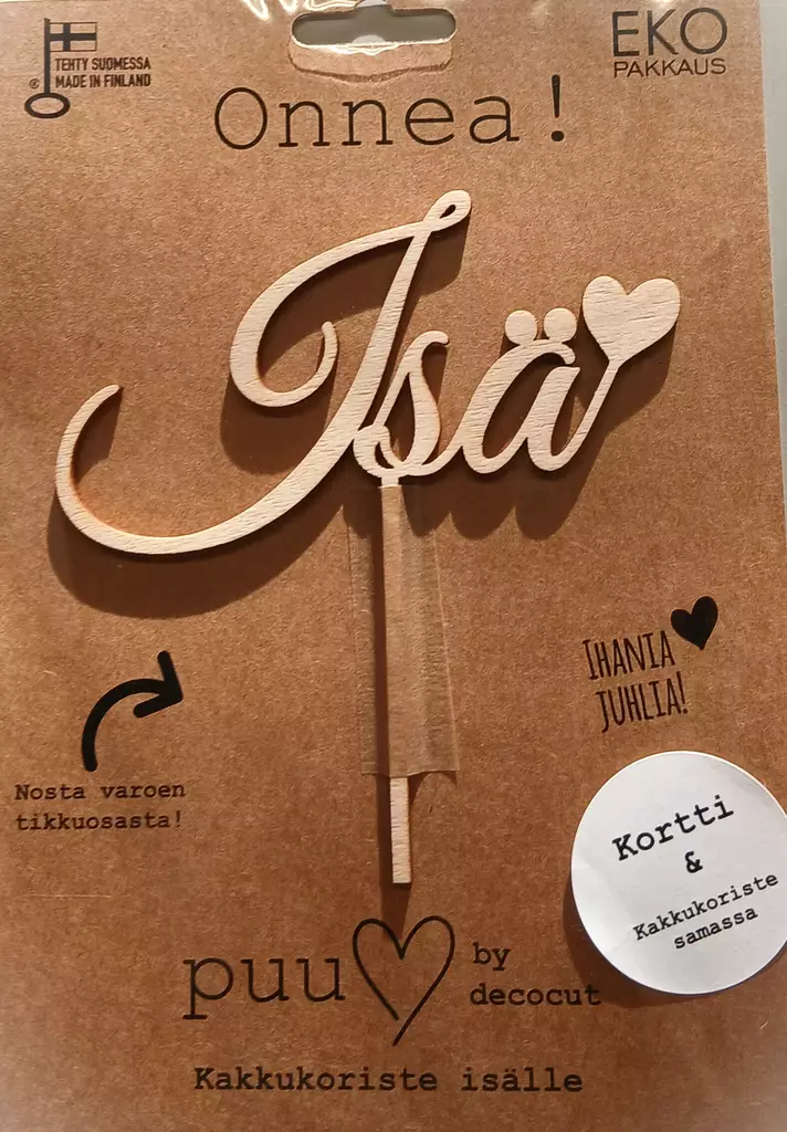 Isä Decocut koriste - Kakkukoristeet - 9350 - 1