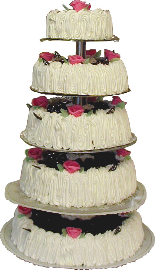 Hääkakku 5 kerroksinen - Hääkakku - 7001 - 1