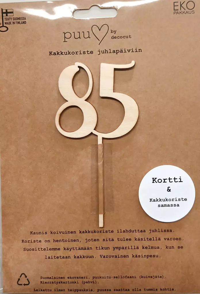VUOSIMERKKI 85 - DECOCUT - Kakkukoristeet - 9361 - 1