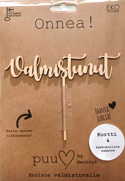 VALMISTUNUT DECOCUT - Kakkukoristeet - 9353 - 1