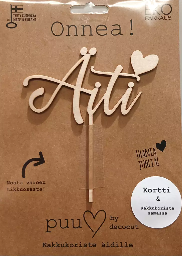 ÄITI - DECOCUT - Kakkukoristeet - 9354 - 1