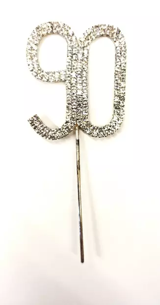 VUOSIMERKKI TIMANTTI 90 - Kakkukoristeet - 9335 - 2