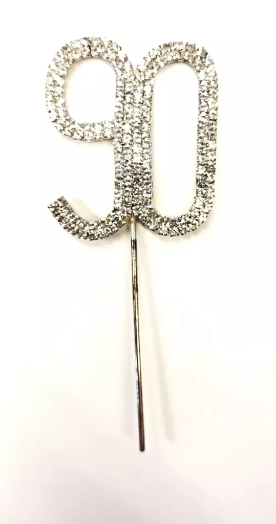 VUOSIMERKKI TIMANTTI 90 - Kakkukoristeet - 9335 - 2