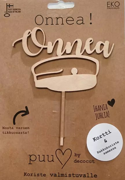 ONNEA-LAKKI - DECOCUT - Kakkukoristeet - 9356 - 1