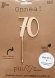 70 v vuosimerkki Decocut - Kakkukoristeet - 9358 - 1